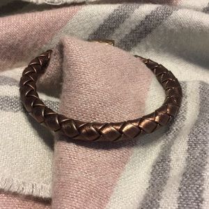 Alex and Ani leather wrap bracelet